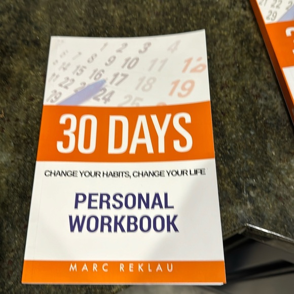 NEW - WORKBOOK for Change Your Habits by Marc Reklau 📚📓 - Picture 1 of 2